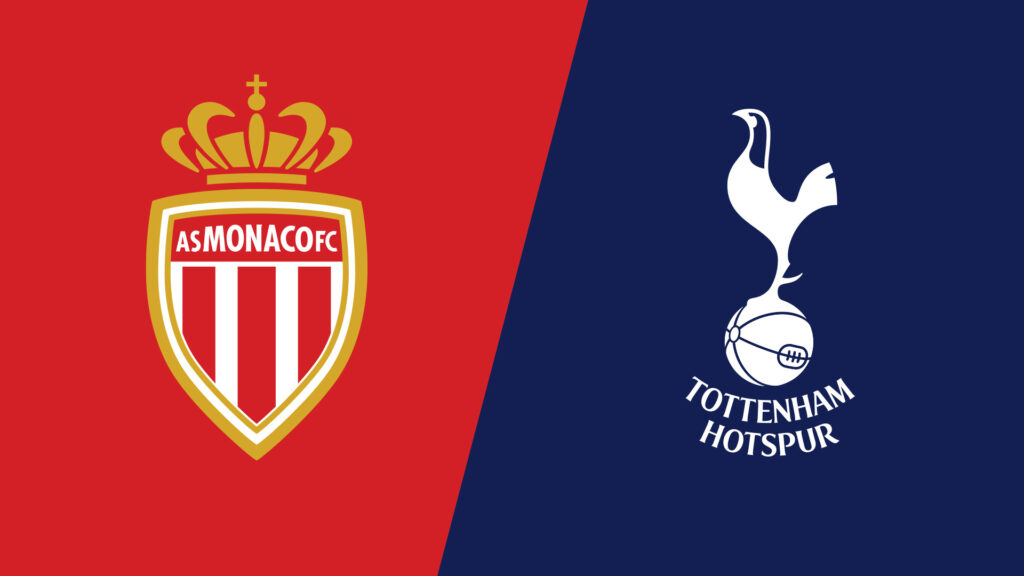Team Logos of AS Monaco vs Tottenham Hotspur