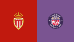 Team Logos of AS Monaco vs Toulouse