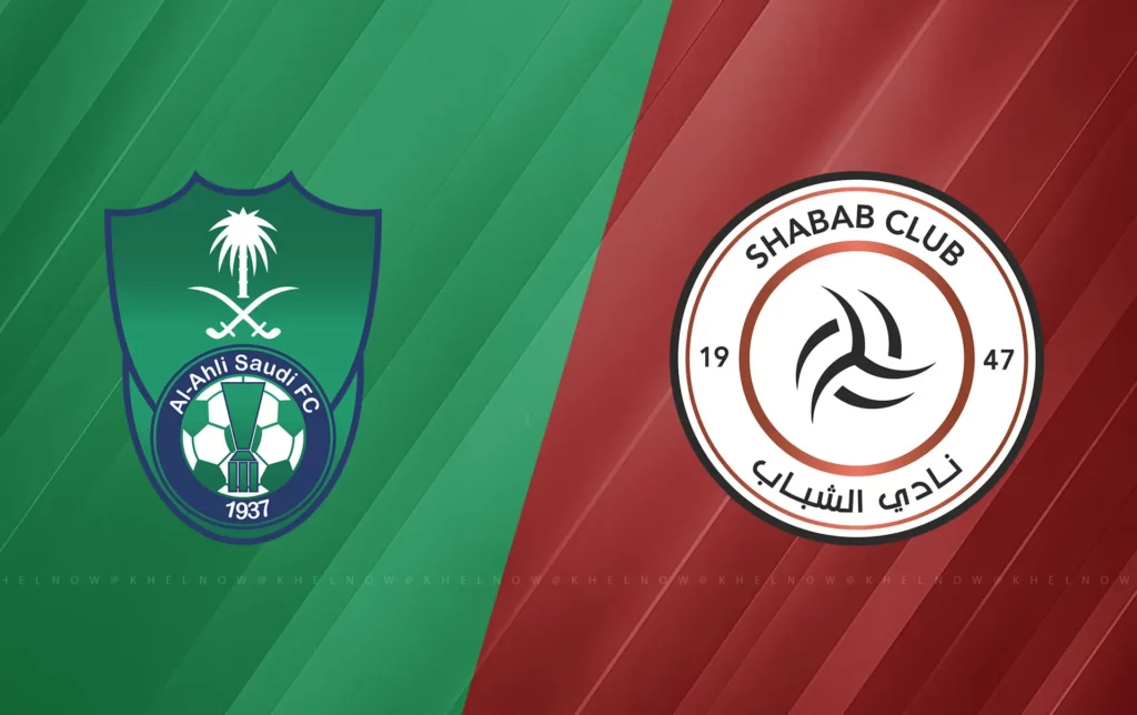Team Logos of Al Ahli vs Al Shabab