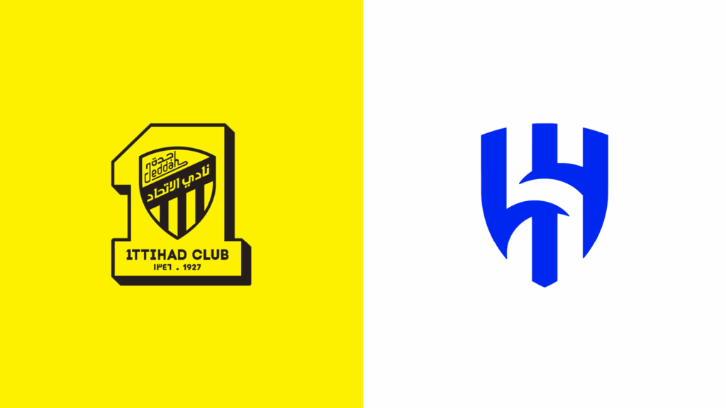 Team Logos of Al Ittihad vs Al Hilal