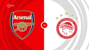 Team Logos of Arsenal vs Olympiacos Piraeus