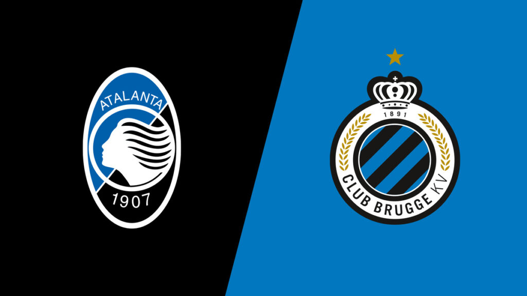 Team Logos of Atalanta vs Club Brugge