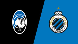 Team Logos of Atalanta vs Club Brugge