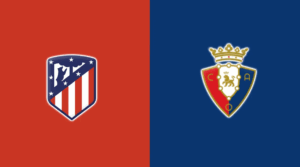 Team Logos of Atletico Madrid vs Osasuna