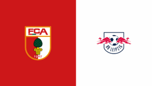 Team Logos of Augsburg vs RB Leipzig