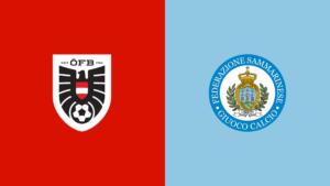 Team Logos of Austria vs San Marino