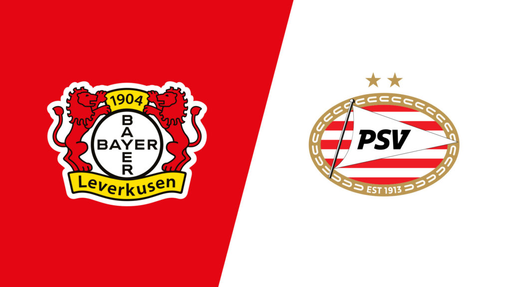 Team Logos of Bayer Leverkusen vs PSV