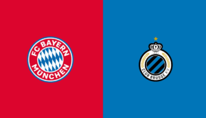 Team Logos of Bayern Munich vs Club Brugge