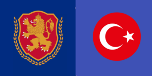 Team Logos of Bulgaria vs Turkey
