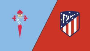 Team Logos of Celta Vigo vs Atletico Madrid