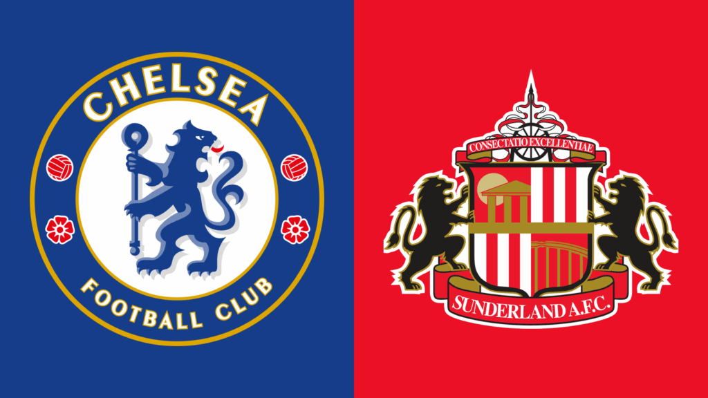 Team Logos of Chelsea vs Sunderland