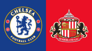 Team Logos of Chelsea vs Sunderland