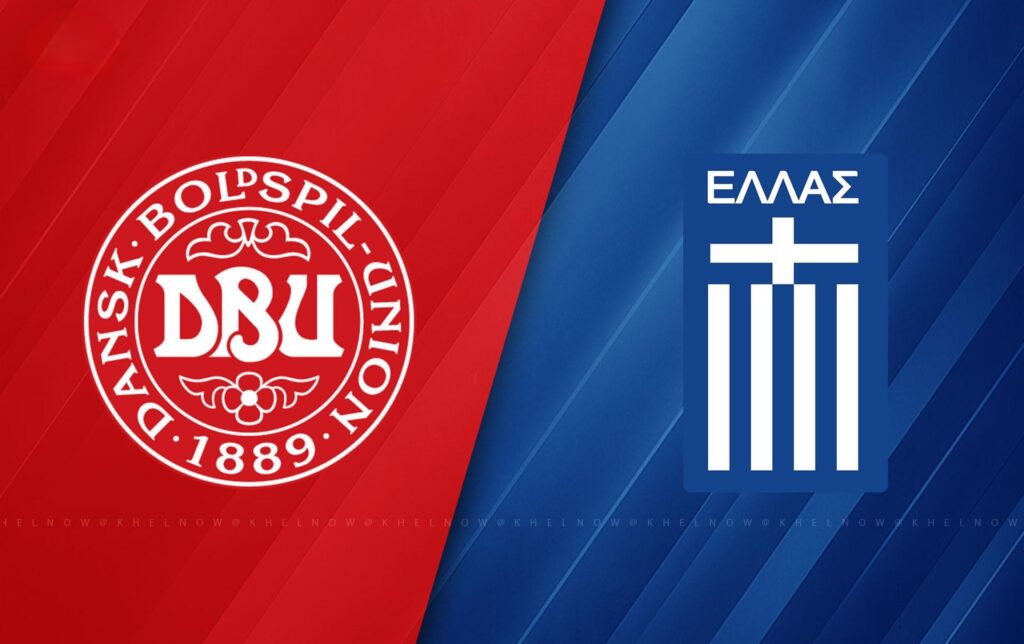 Team Logos of Denmark vs Greece