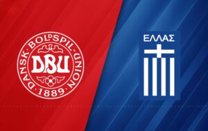 Team Logos of Denmark vs Greece