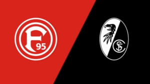 Team Logos of Dusseldorf vs Freiburg