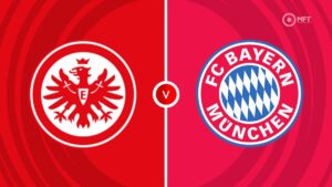 Team Logos of Eintracht Frankfurt vs Bayern Munich