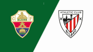 Team Logos of Elche vs Athletic Bilbao