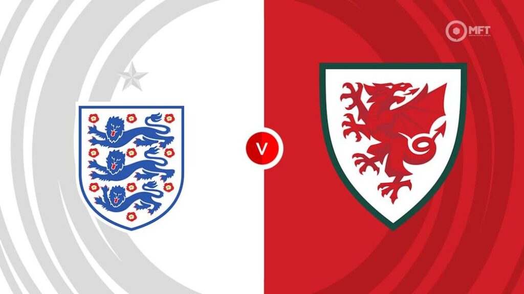 Team Logos of England vs Wales