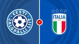 Team Logos of Estonia vs Italy