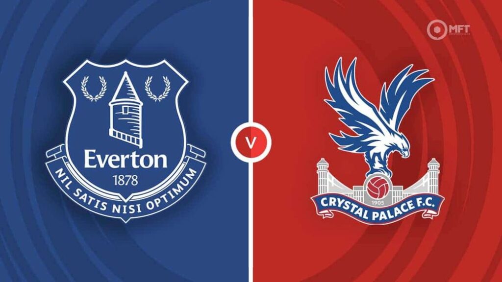 Team Logos of Everton vs Crystal Palace