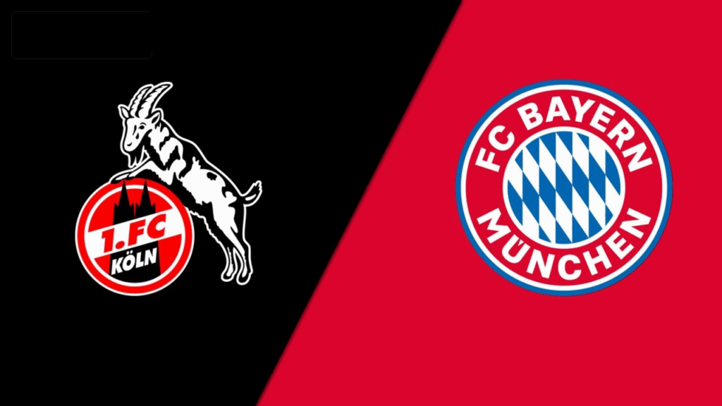 Team Logos of FC Koln vs Bayern Munich