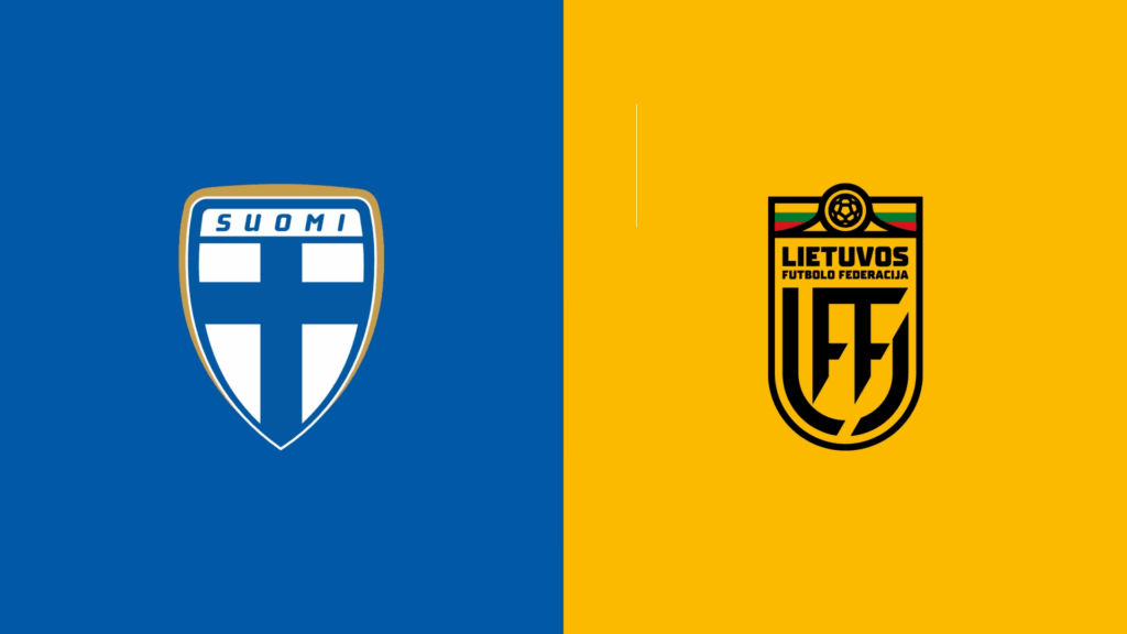Team Logos of Finland vs Lithuania