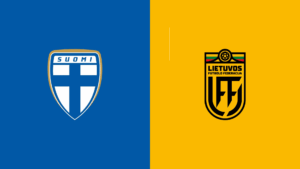 Team Logos of Finland vs Lithuania