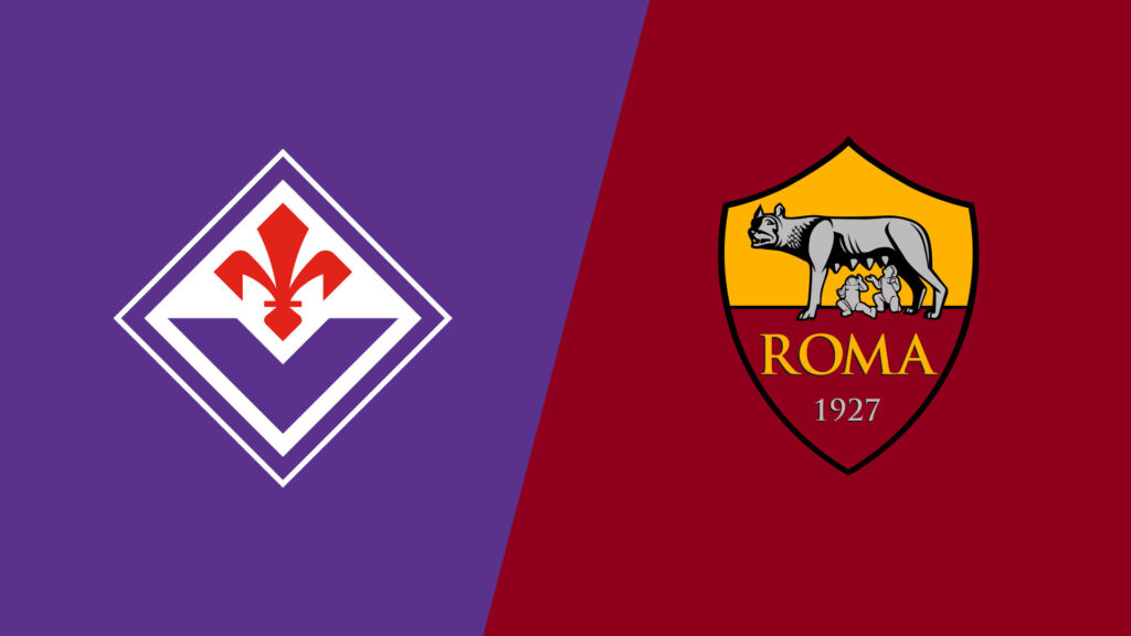 Team Logos of Fiorentina vs Roma