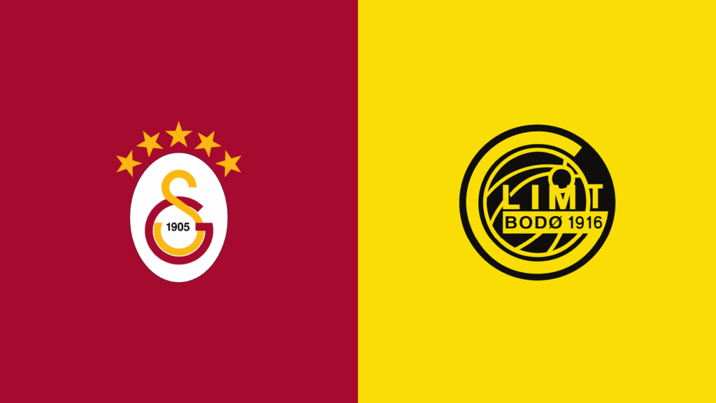 Team Logos of Galatasaray vs Bodo Glimt
