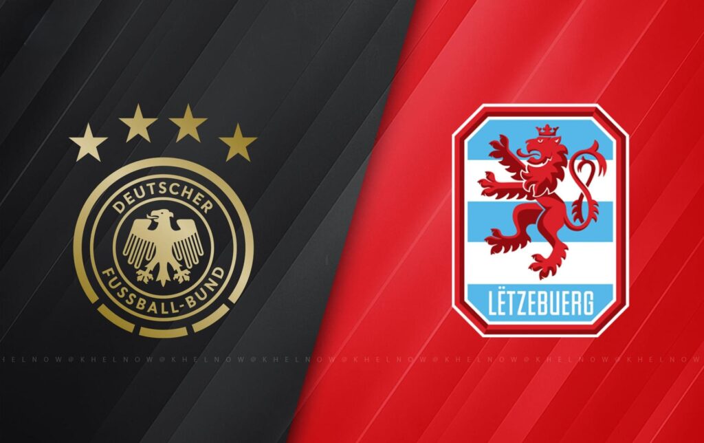 Team Logos of Germany vs Luxembourg