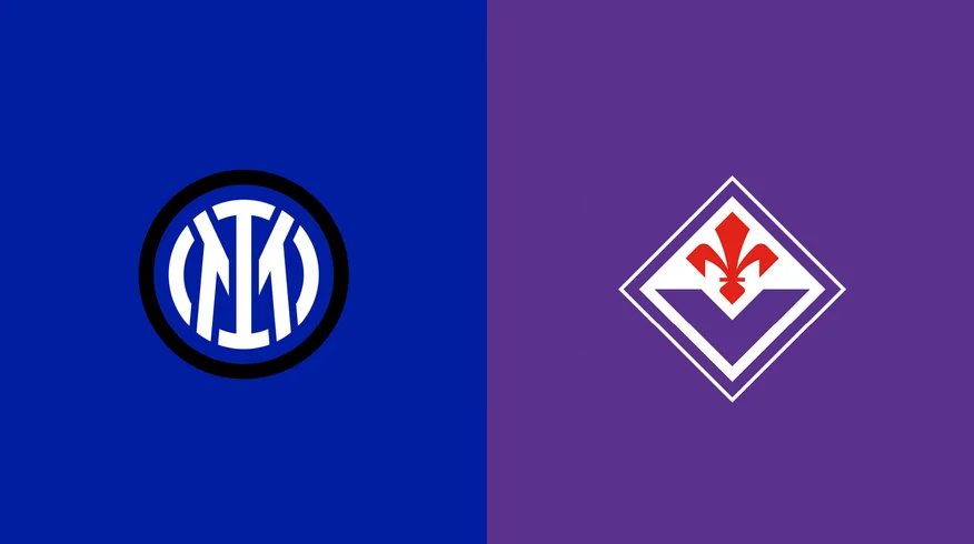 Team Logos of Inter vs Fiorentina
