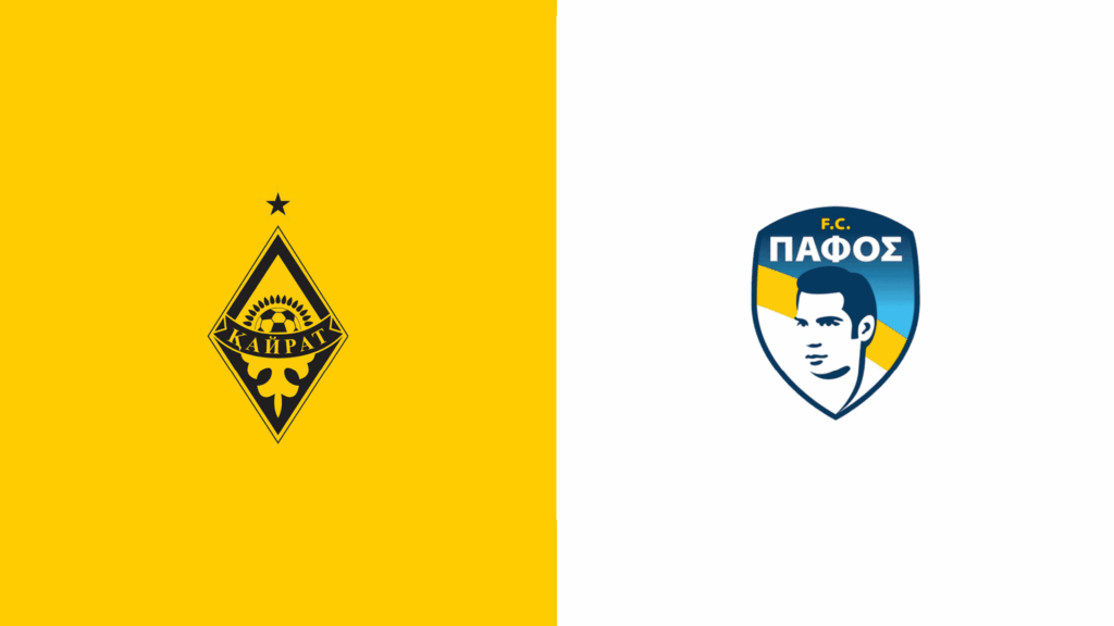 Team Logos of Kairat Almaty vs Pafos