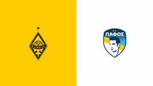 Team Logos of Kairat Almaty vs Pafos