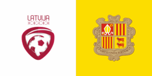 Team Logos of Latvia vs Andorra