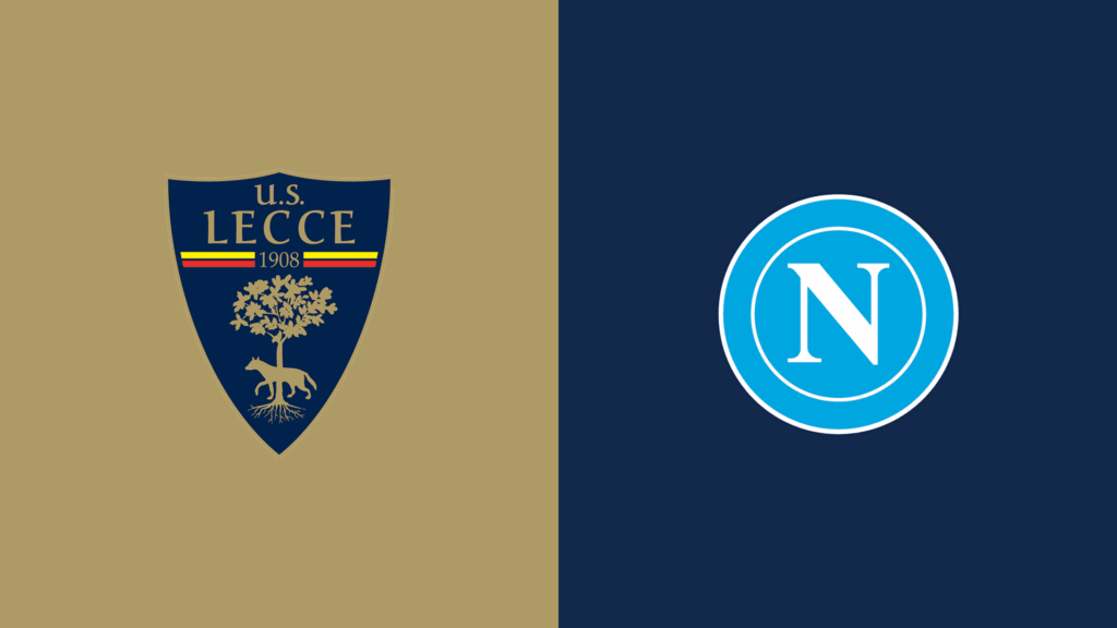 Team Logos of Lecce vs Napoli
