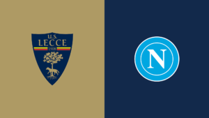 Team Logos of Lecce vs Napoli