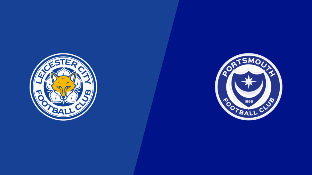 Team Logos of Leicester City vs Portsmouth