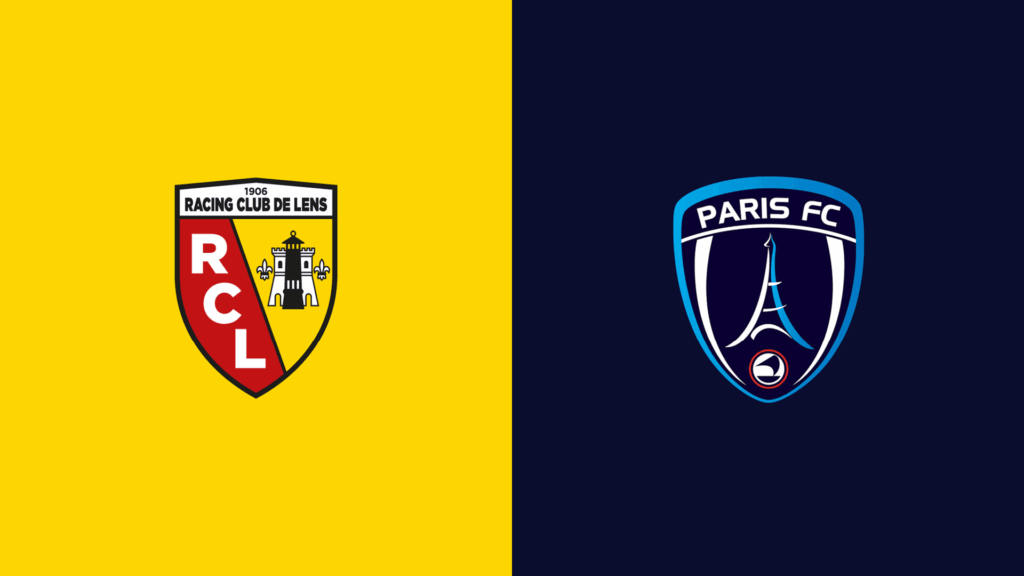 Team Logos of Lens vs Paris FC