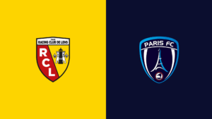 Team Logos of Lens vs Paris FC