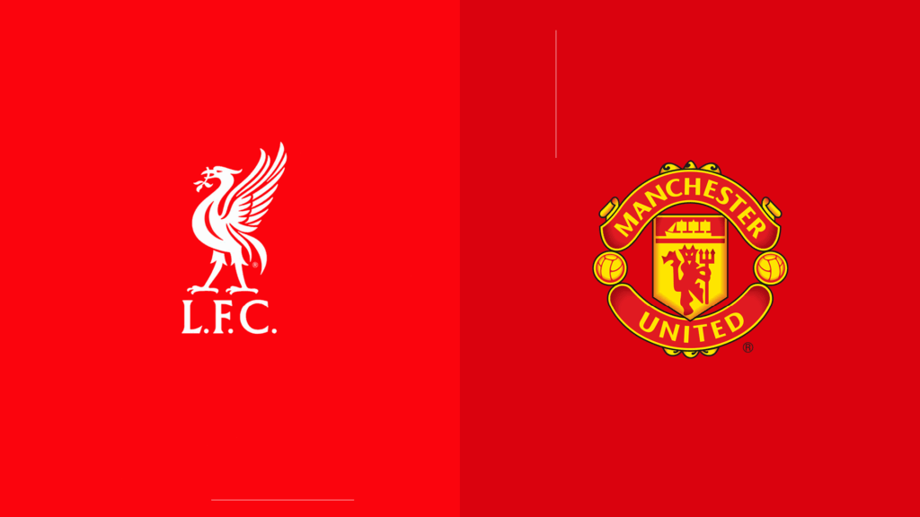 Team Logos of Liverpool vs Manchester United