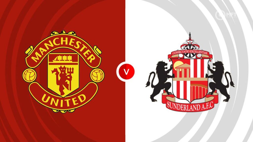 Team Logos of Manchester United vs Sunderland