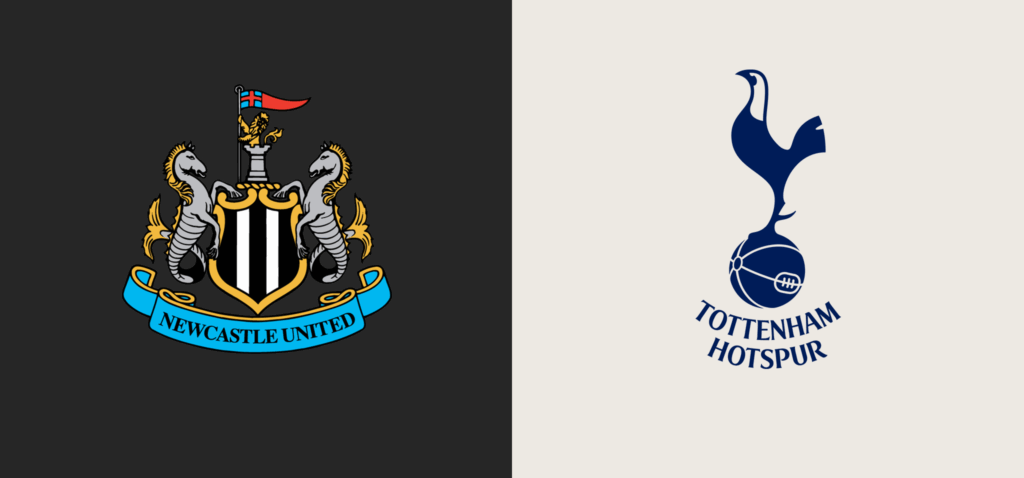 Team Logos of Newcastle United vs Tottenham Hotspur