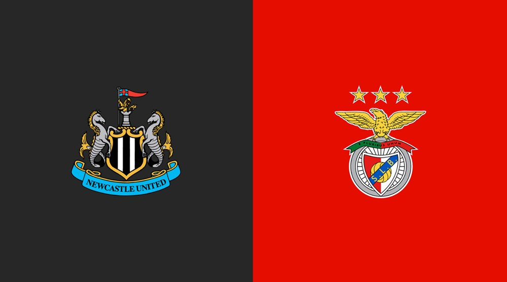 Team Logos of Newcastle vs Benfica
