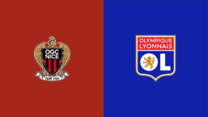 Team Logos of Nice vs Olympique Lyonnais