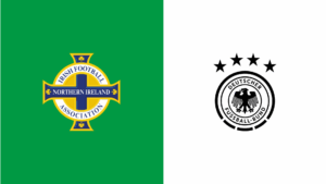 Team Logos of Northern Ireland vs Germany