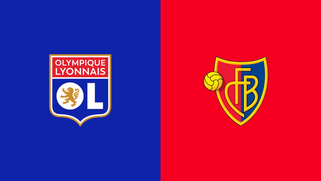Team Logos of Olympique Lyonnais vs Basel