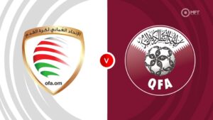 Team Logos of Oman vs Qatar