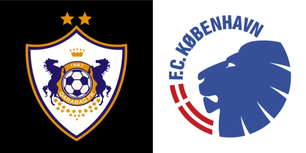 Team Logos of Qarabag vs Copenhagen