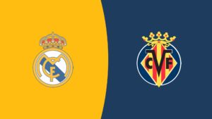 Team Logos of Real Madrid vs Villarreal