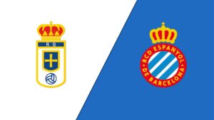 Team Logos of Real Oviedo vs Espanyol